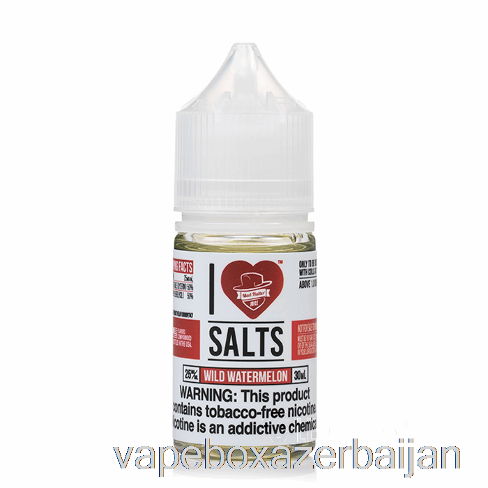 E-Juice Vape Wild Watermelon - I Love Salts - 30mL 25mg